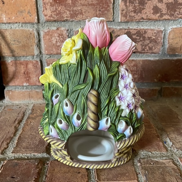 PartyLite Floral Bouquet Tealight Holder - Picture 4 of 5